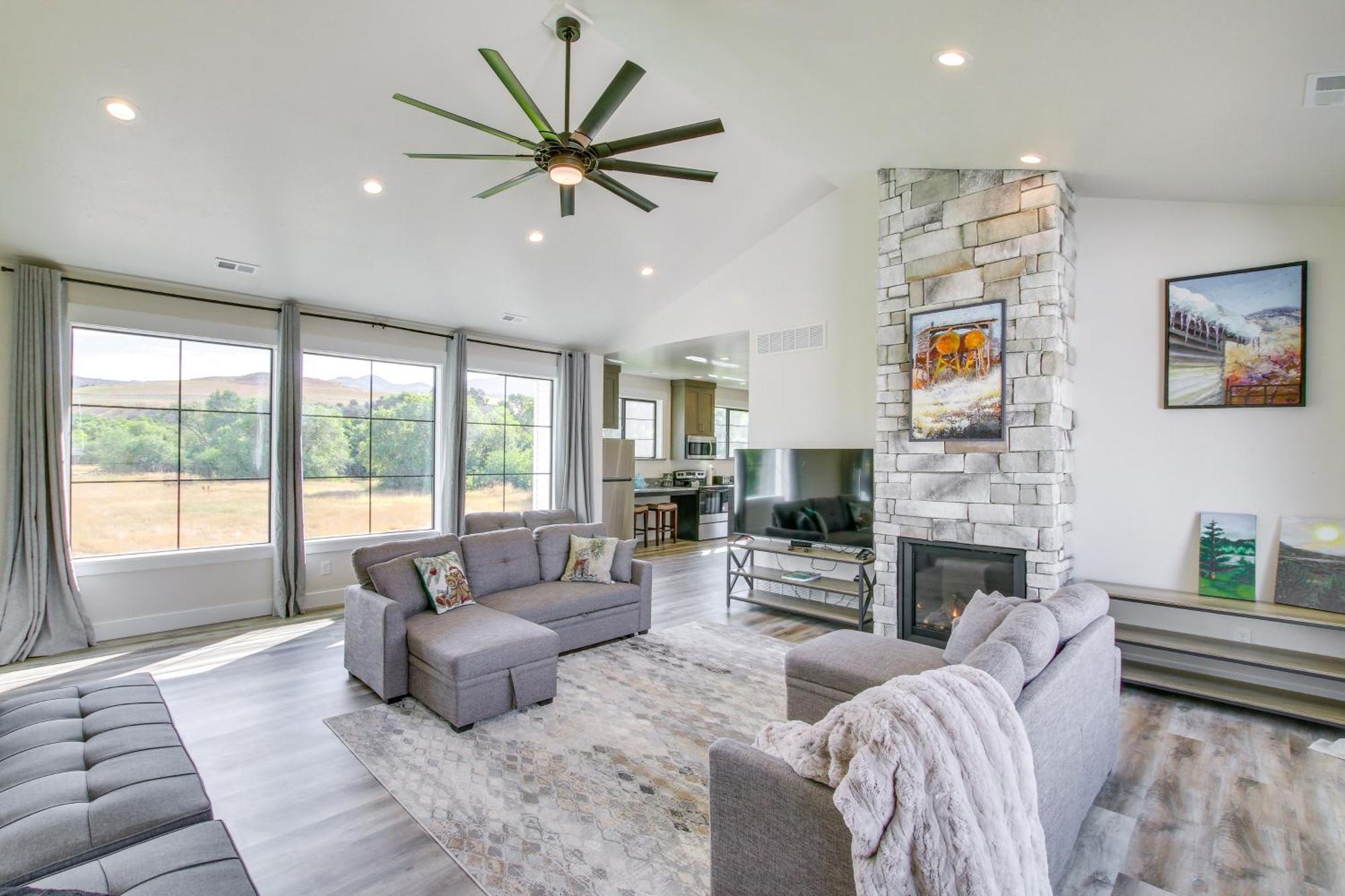 Spacious Idaho Home On Scenic Cub River! Preston Esterno foto